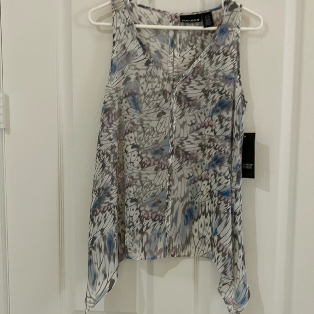 DKNY sleeveless multicolor top